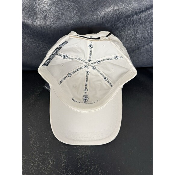 The Ritz Carlton St Thomas Hat Cap Back Mens One Size White Imperial New - Picture 2 of 2